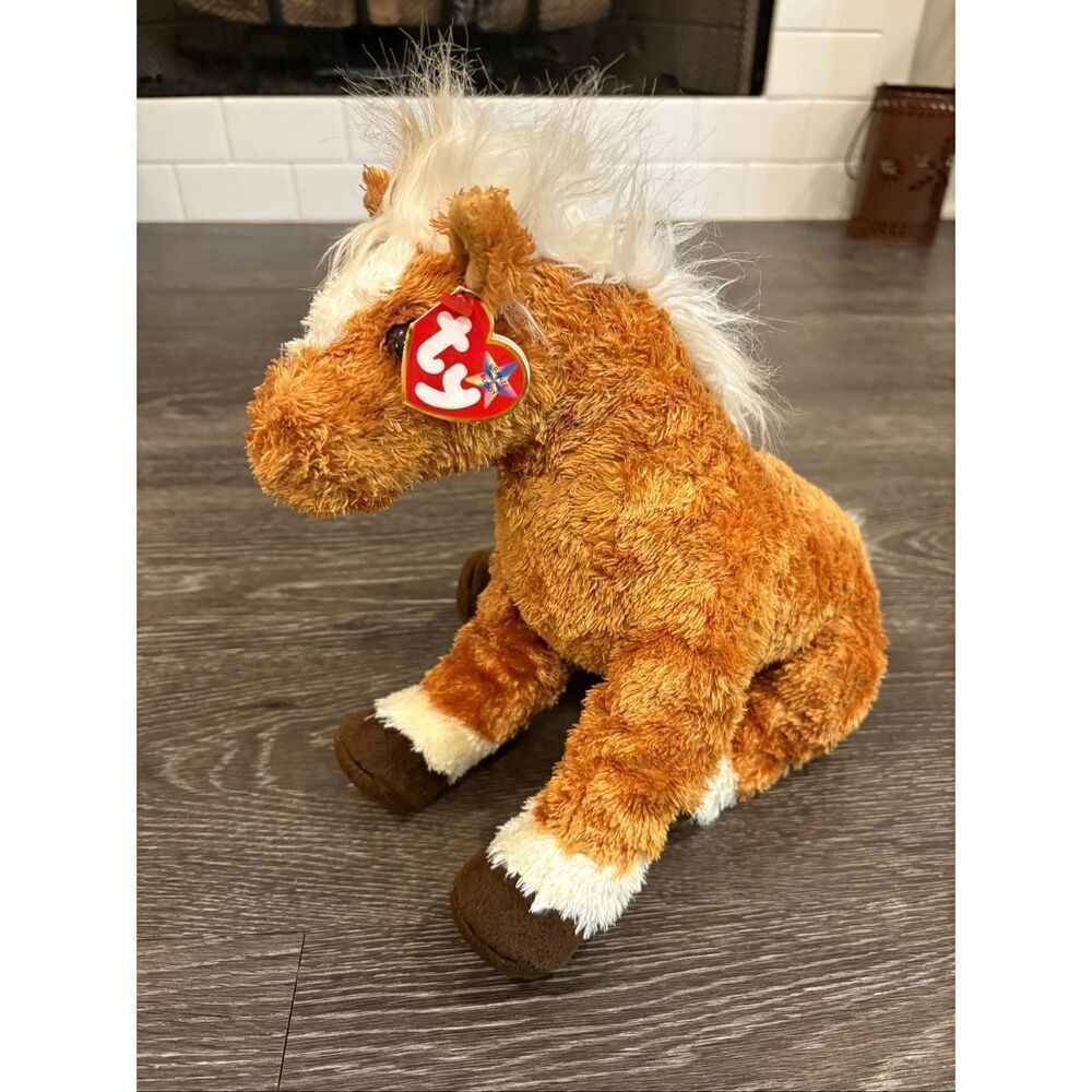 Ty Beanie Babies Beanie Buddies Trotter The Horse Medium Stuffed Animal